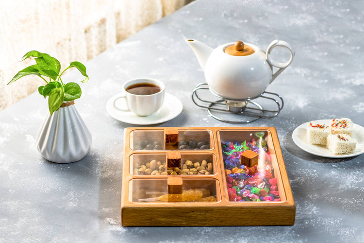 اردو 4 خانه درب دار با چوب راش و رنگ ضدآب گیاهی