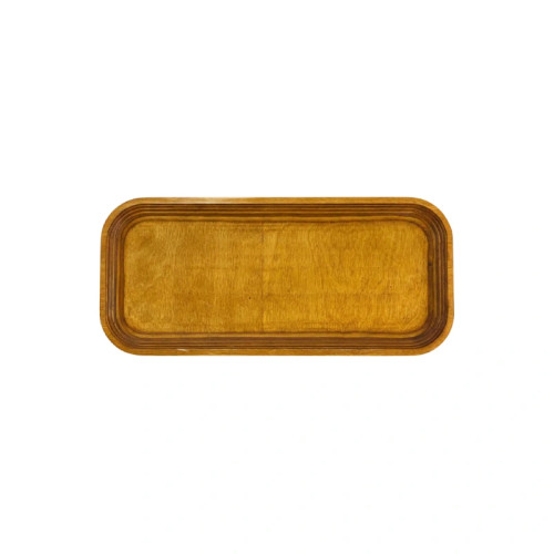 دیس چوبی با چوب راش و رنگ ضدآب گیاهی