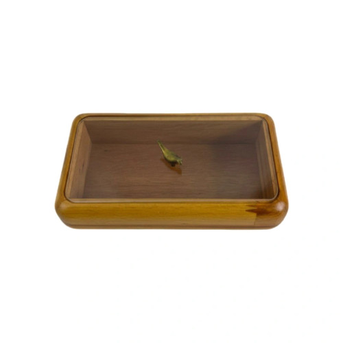 جا کاردی درب دار با چوب راش و رنگ ضدآب گیاهی