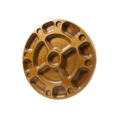 سینی مزه با چوب راش و رنگ ضدآب گیاهی