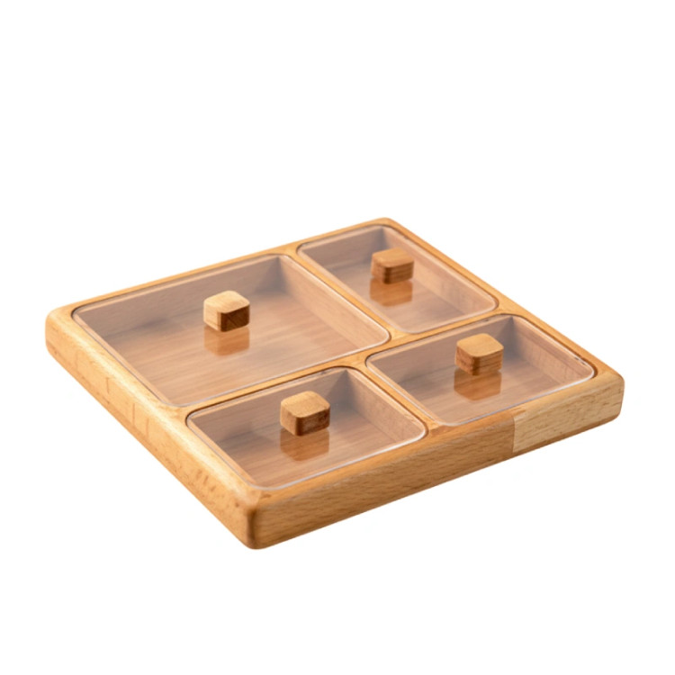 اردو 4 خانه درب دار با چوب راش و رنگ ضدآب گیاهی