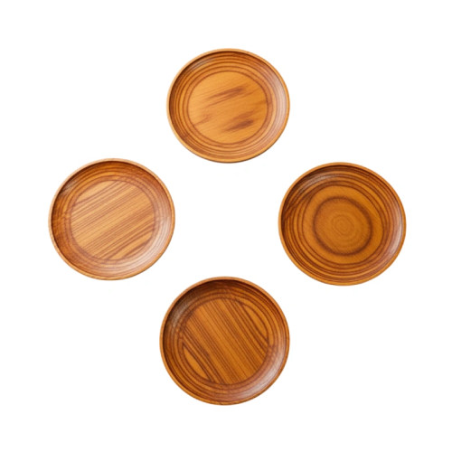 پیش دستی چوبی با چوب روس و رنگ ضدآب گیاهی