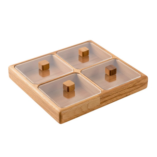 اردو 4 خانه درب دار با چوب راش و رنگ ضدآب گیاهی