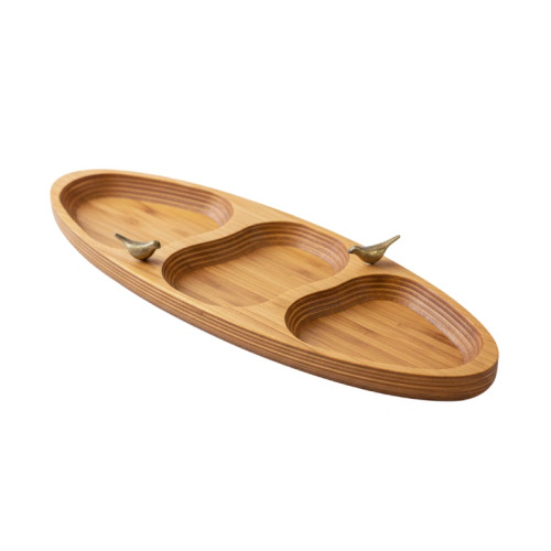 اردو بیضی 3 خانه بدون درب با چوب روس و رنگ ضدآب گیاهی